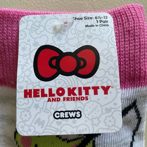 Brand New Hello Kitty and Friends Socks Shoe Size 6 1/2-12 - Picture 3 of 3
